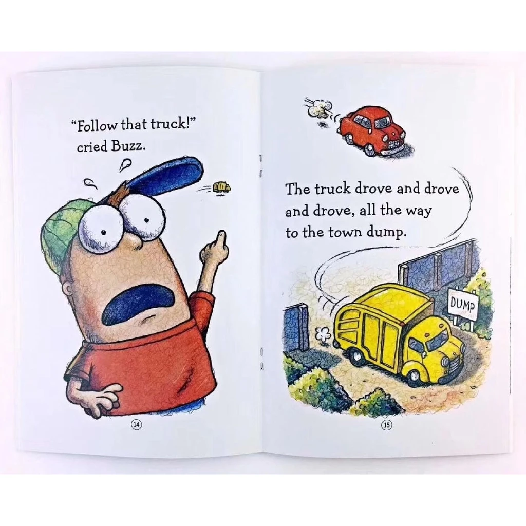 Livro de Leitura Livros de 15 Ler a História das Crianças Grupo Inglês Fonética Livros Ilustrados eu Posso Livro Cedo Educaction Bolso - Set Fly Guy 9 Home & Garden