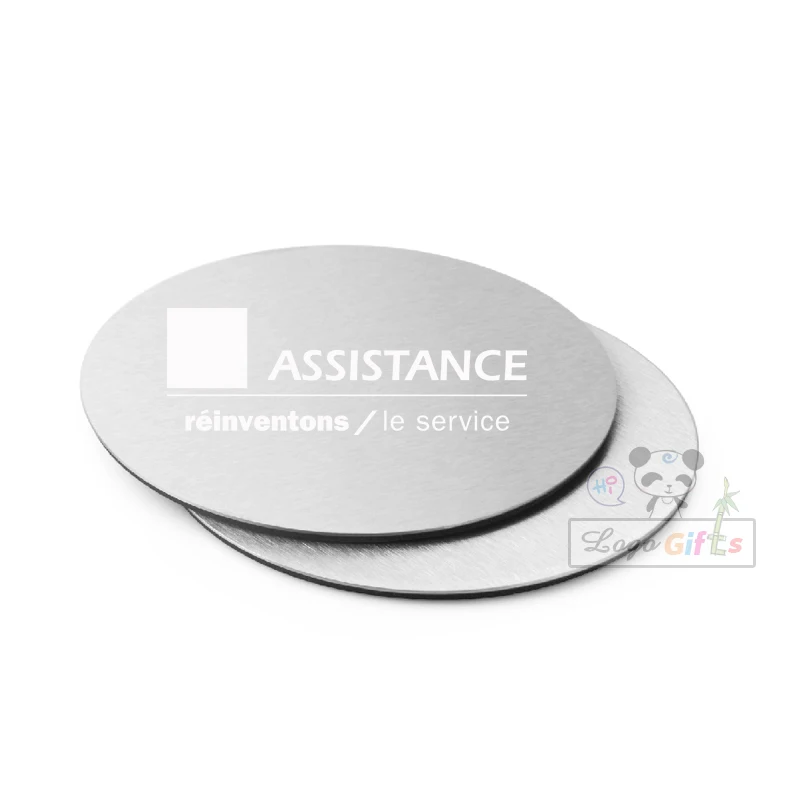

Creative desk set Decor Mug Bottle round Pad Coffee Placemat for Table Spinning custom free with your bar name/telephone/LOGO