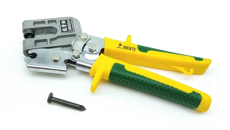 

New 1pcs 10 Inch Plastic Handle Stud Crimper Plaster Board Drywall Tool for Fastening Metal Studs Decoration tool