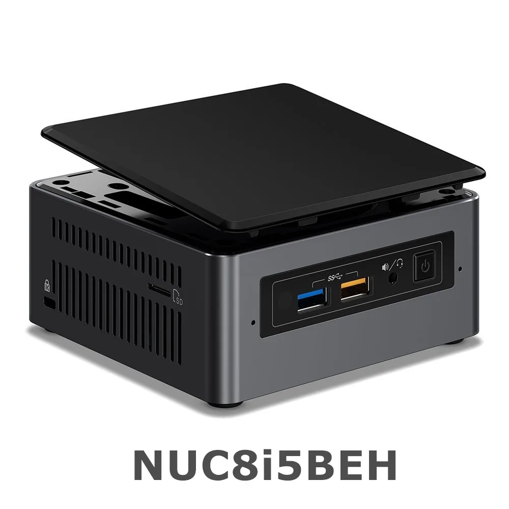 Основной комплект Intel NUC 8(NUC8-i3/i5/i7-BEK/BEH)-Core i3/i5/i7, короткий, добавить не нужные компоненты - Цвет: Серый