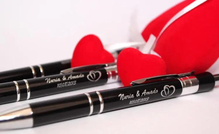 

Personalized employee gifts good writing cute pens 80pcs a lot custom with your company brand and contacts free