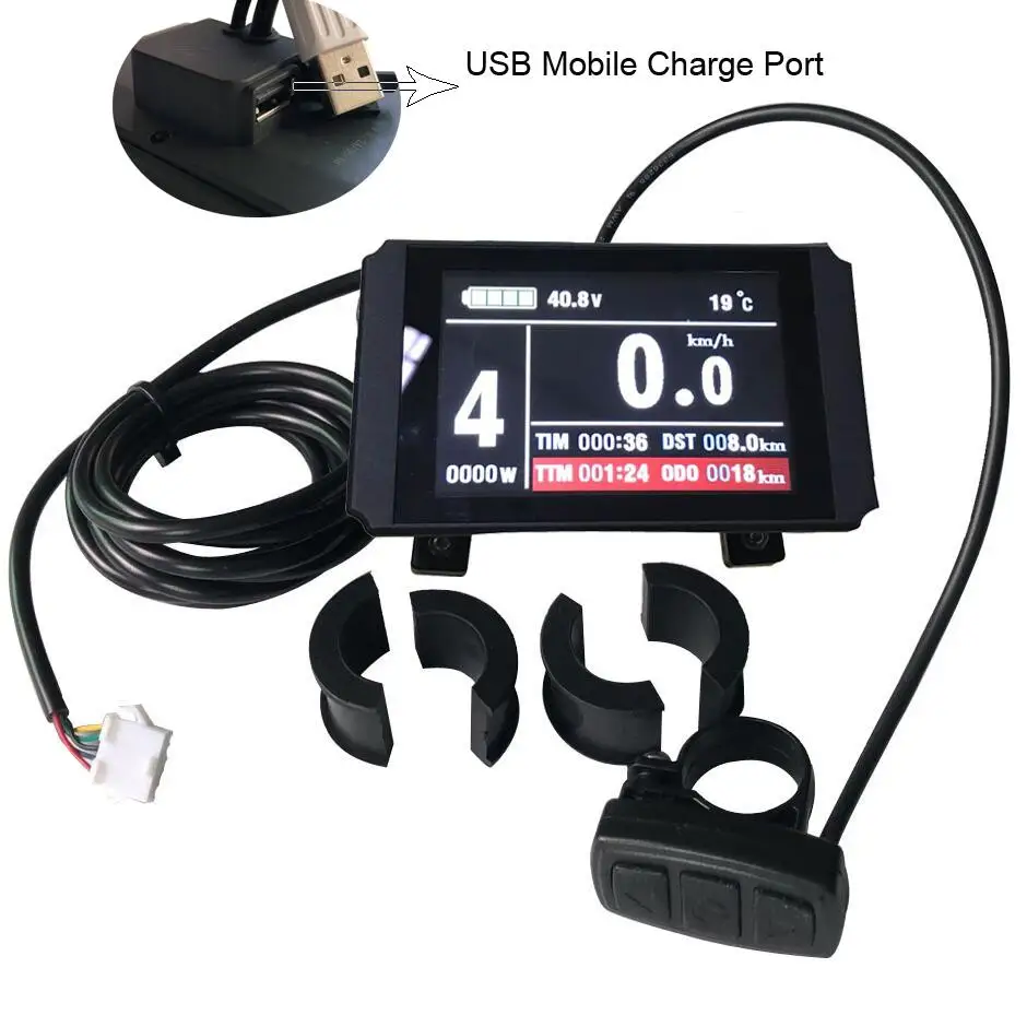 ebike 24V 48V KT Display USB Programmable Regenerative Controller