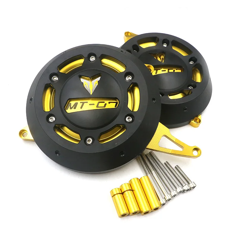 

For YAMAHA MT-07 FZ-07 Engine Anti Rubber Cover Engine Protection Block Guard Against the Ball Cover Protection Cover