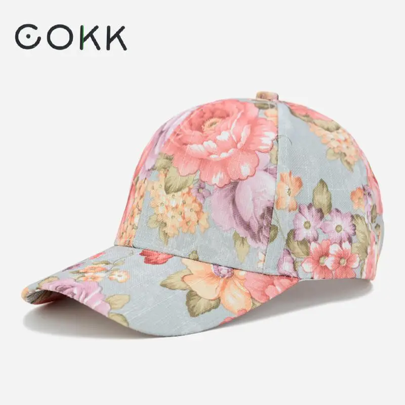 flower baseball cap