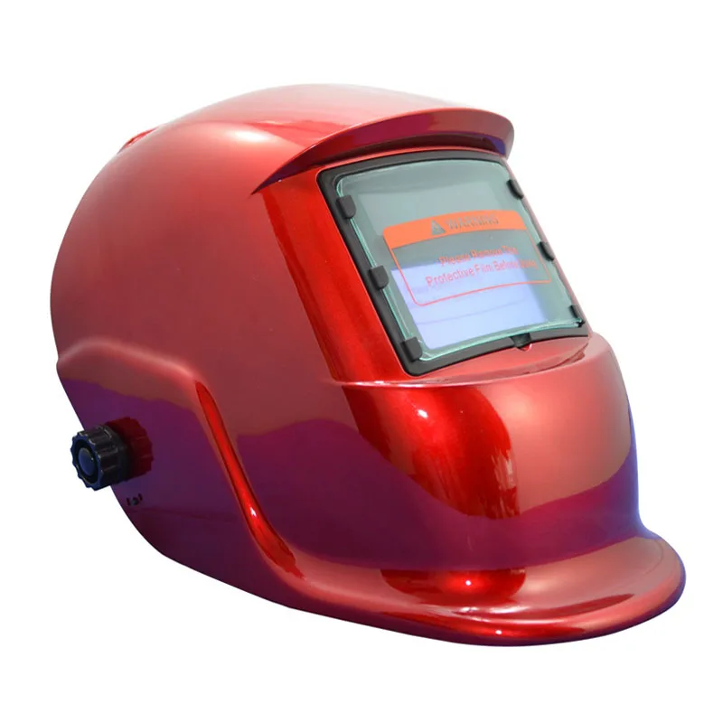 Все Красный сварки шлем удобные авто затемнение солнечной батареи и сварки Маска темнее настроить машину camaroon HS03 (2233DE)