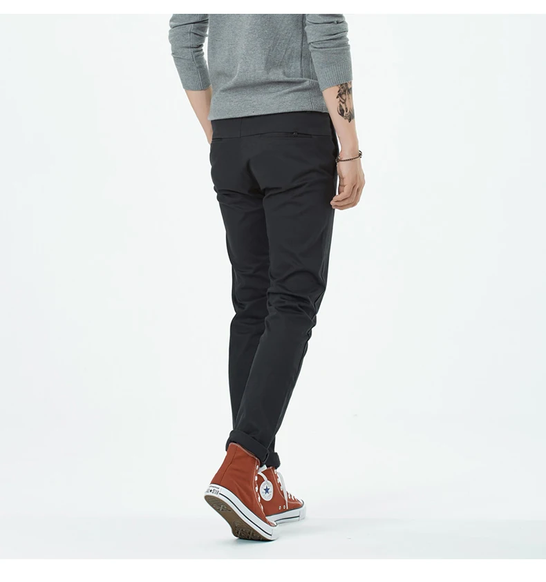 Htlb бренд Новинка весны Для мужчин мода Slim Fit Повседневные штаны для мужчин Мотобрюки Для мужчин Осень натуральный хлопок человек однотонные мягкие Мотобрюки Брюки для девочек Для мужчин