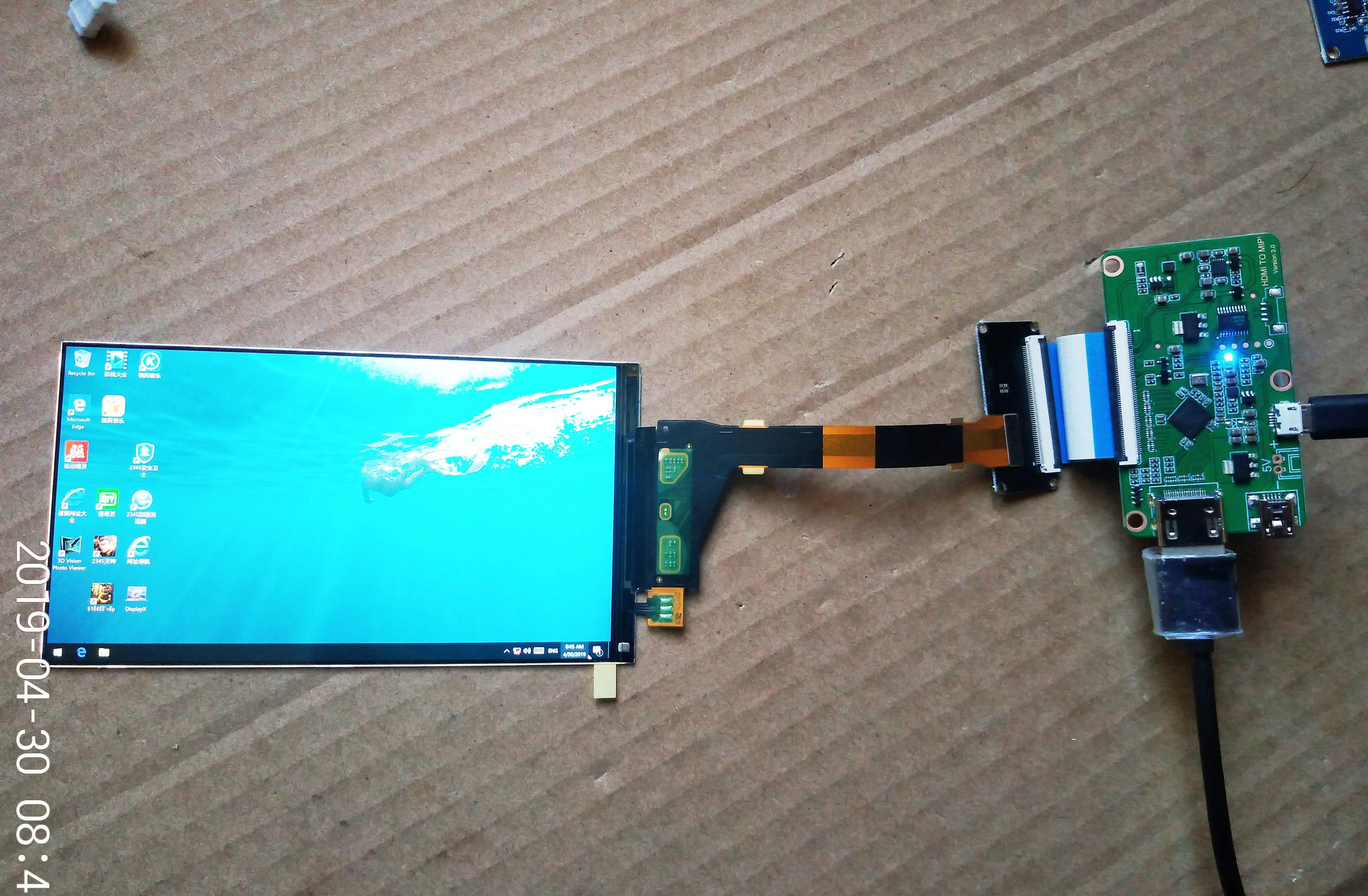 5.5 6 Inch 2K HDMI IPS LCD Kit 1440*2560 LS055R1SX04 LSMIPI TO HDMI Display kit For 3D Printer DIY 