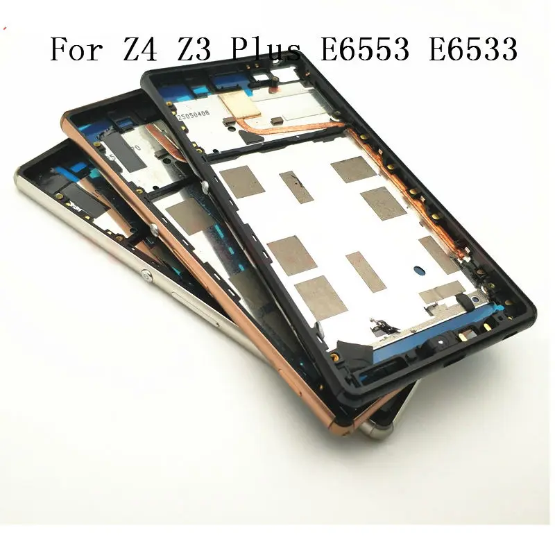 Передняя рамка Vannego для Sony Xperia Z4 Z3 Plus E6553 E6533 сменные детали корпус из металла с