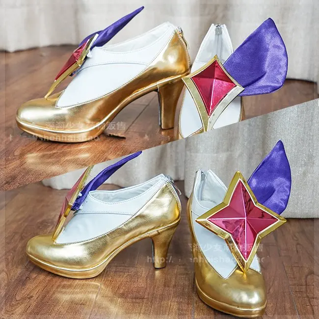 

LOL Ahri Cosplay Shoes Star Guardian Ahri Cosplay Shoes LOL Game Prop Shoes