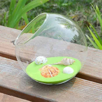 

Transparent glass crafts fleshy flower hydroponic home decoration wedding decoration gifts