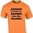 Jesus is My Savior Not My Religion Christian T-Shirt (5)