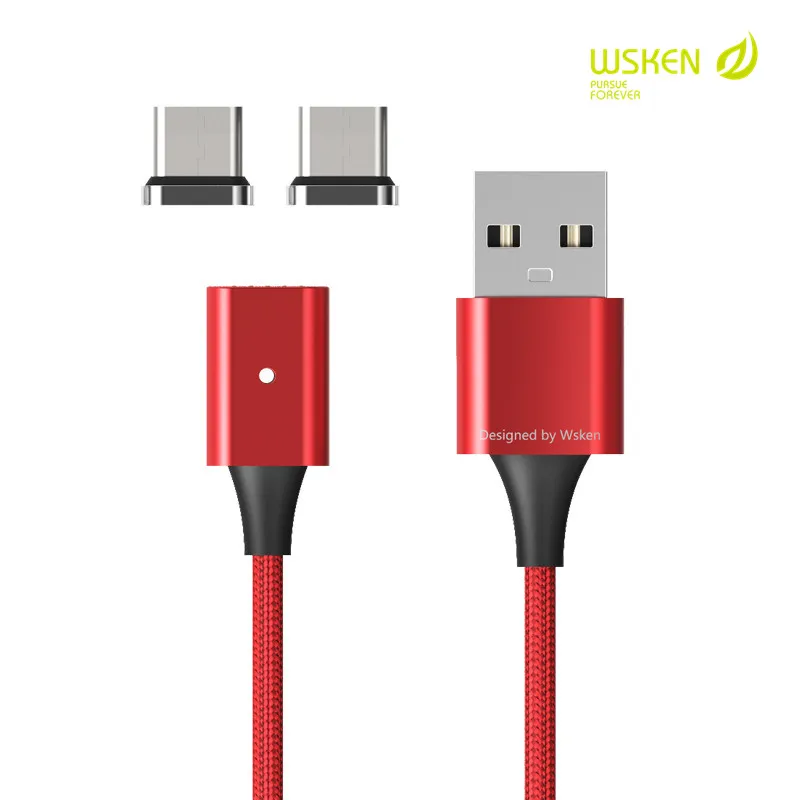 WSKEN USB Type C Cable Fast Charging Data Cable Mobile Phone