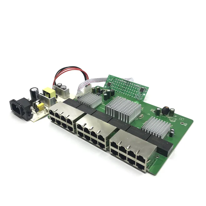 Новая модель модуля коммутатора OEM на 24 порта Gigabit настольный коммутатор Ethernet RJ45