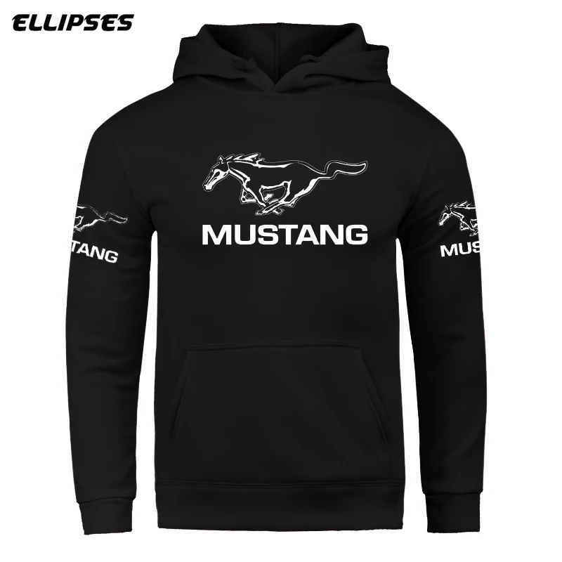 Новая модная спортивная одежда с логотипом Ford Mustang толстовки для мужчин и женщин