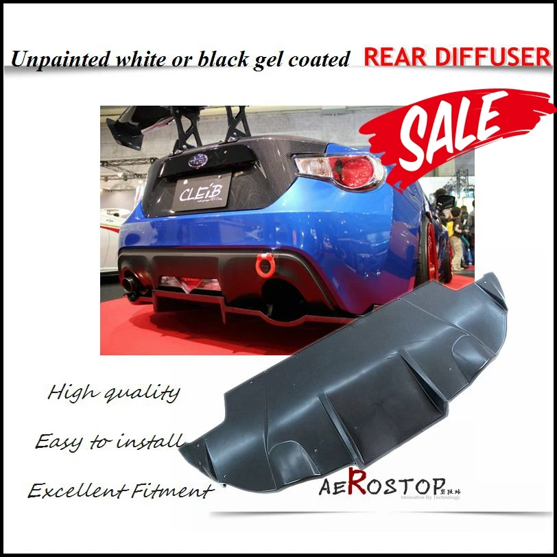 

FT86 GT86 FRS BRZ CLEIB STYLE REAR DIFFSUER W/ FITTING BRACKETS FRP FIBER GLASS