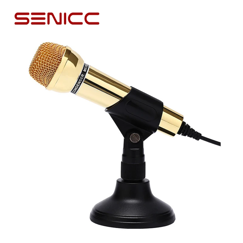 SENICC SM 098 ручной конференции мультимедиа микрофона караоке Студийный микрофон