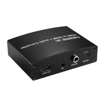 New 4K HDMI Converter HDMI MHL to HDMI and Audio with Optical Coaxial 3.5MM Connecter Converter Adapter Free Shipping