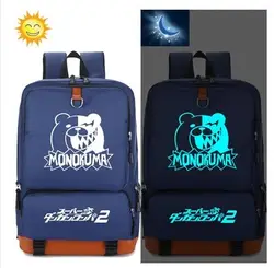Аниме danganronpa рюкзаки для подростков унисекс большой емкости рюкзак аниме унисекс световой рюкзак мешок