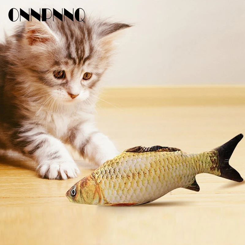 OnnPnnQ Cat Favor Fish plush Stuffed Sisal Fish Cat Scratch Board Scratching Toy For Pet Dogs Chasing Training Toys Cat Supplies7