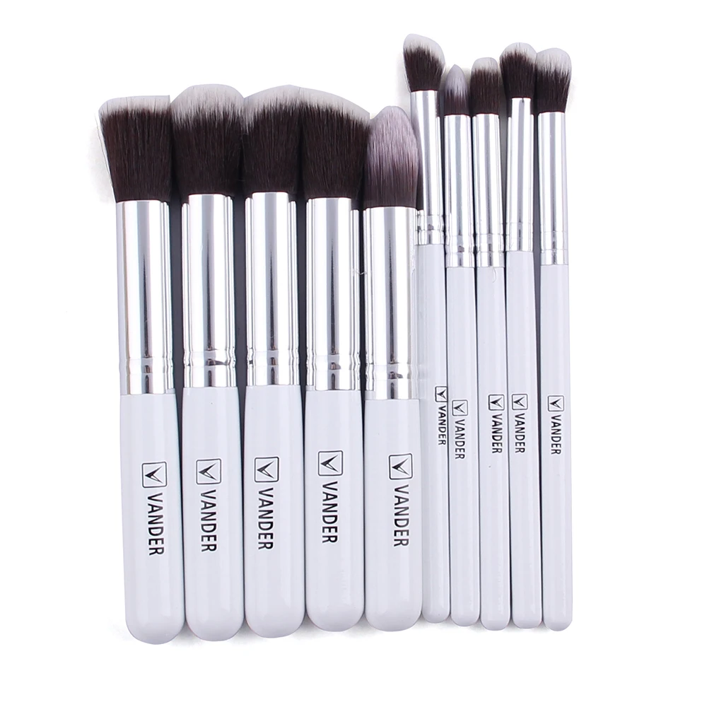 Powder Blush Contour Foundation Brush For Face Makeup Brush Set Pincel Maquiagem 10 Pcs Cosmetic Make Up brushes Set 6 Colors (3)