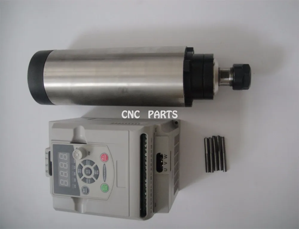 

CNC milling spindle ER20 2.2KW air cooling spindle + 1 pieces 2.2KW VFD inverter+cnc engraving bits