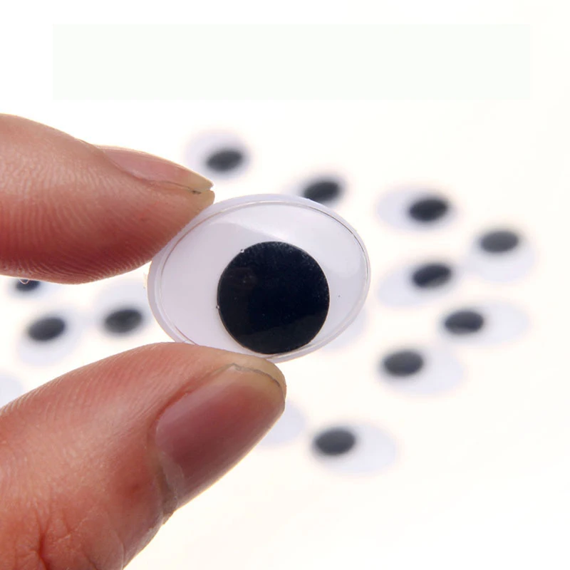 CCINEE 2000 PCs Oval Doll Eyes 15*20 mm Dolls Self adhesive Googly