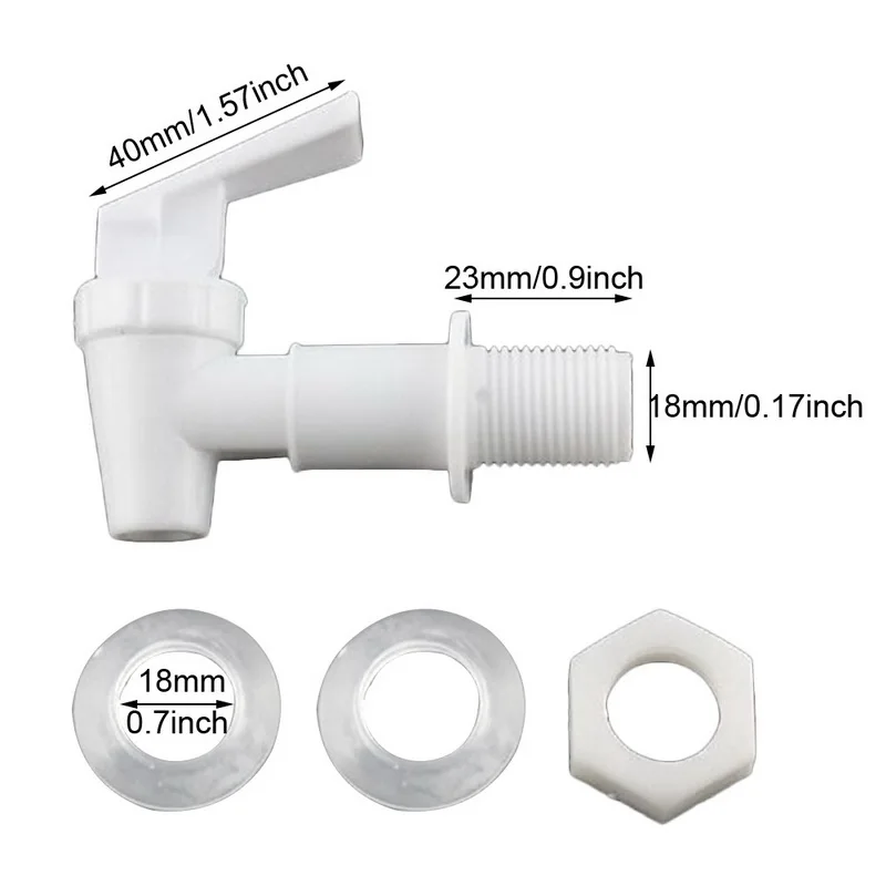 Hoomall 1pc Plastic Water Dispenser Faucet Tap Replacement Home