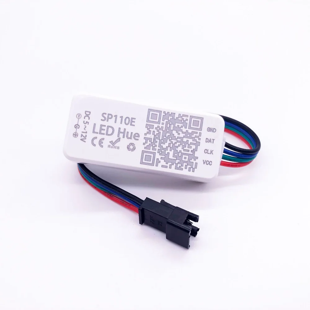 

WS2812B Smart Pixel Controller SP110E Bluetooth LED RGB Controller For WS2811 WS2812B SK6812 Led Pixels Strip