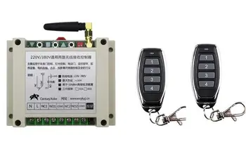 

best AC220V 250V 380V 30A 2CH Wireless RF Remote Control Switch 2 Transmitter+1*Receiver for Appliances Gate Garage Door