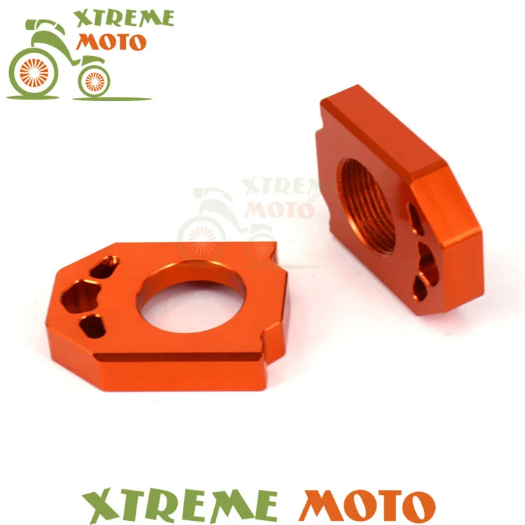 CNC Оранжевый ось блока цепи регулятора для KTM 125 150 200 250 300 350 450 SX SXF XC XCF Dirt Pit Bike Рюкзак для мотокросса мотоциклетный гоночный автомобиль