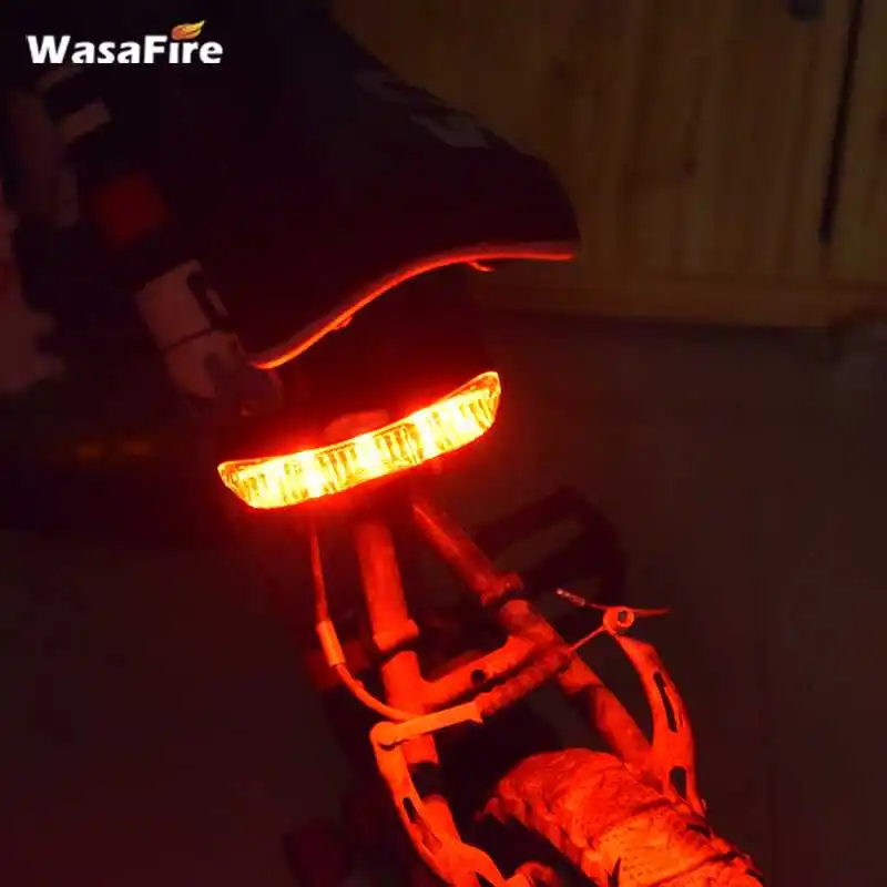 

High Quality Bicycle Rear Light 5 LED Ultra Bright Red Flash Light Strip Waterproof MTB Night Cycling Safety Warning Taillight