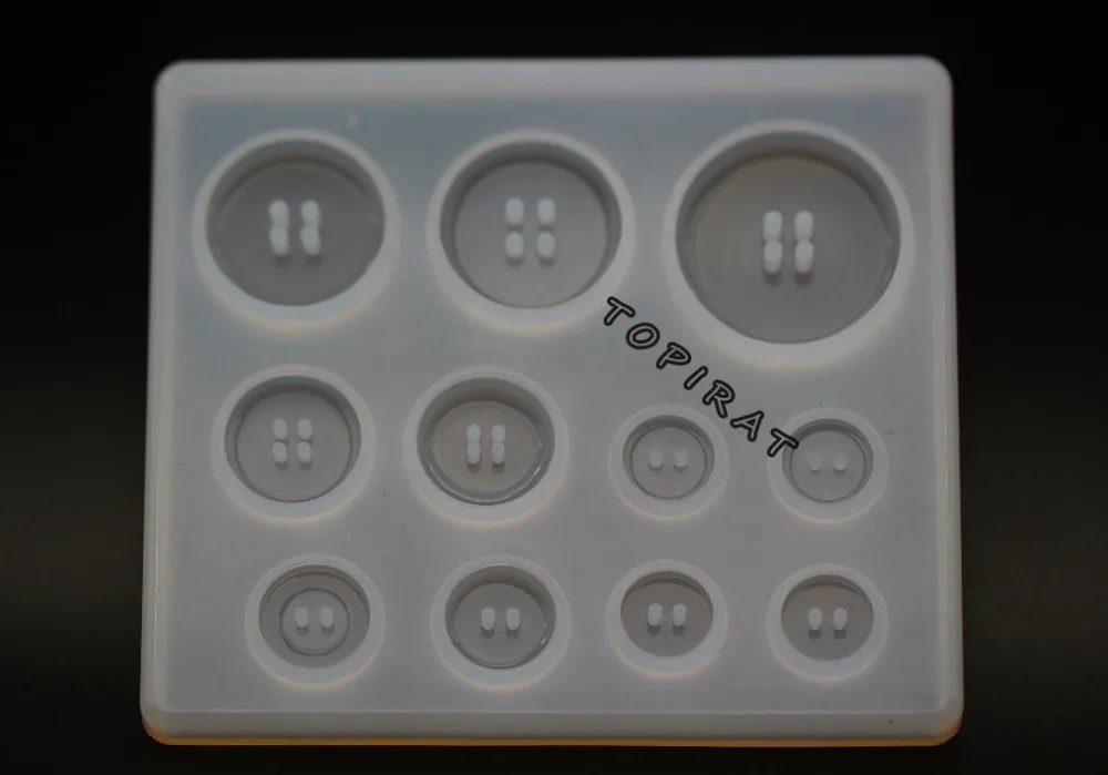 

DIY Silicone Mold Resin Buttons Jewelry Making Mould Epoxy Pendant Craft Tool Handmade