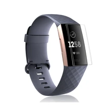 Для Fitbit Charge 3 Защитная изогнутая плёнка полностью покрывающая смарт-защитная пленка для часов анти-отпечатков пальцев Smartwatch аксессуары