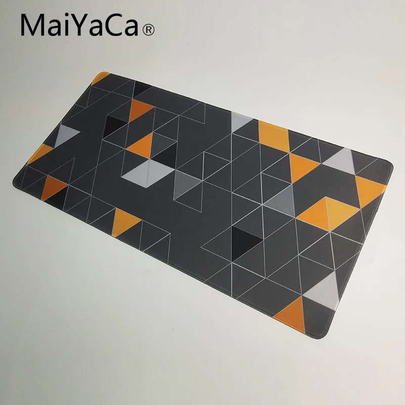 MaiYaCa коврик для мыши Steelseries, треугольные обои для мыши, большой игровой коврик для мыши и клавиатуры 900*400 мм
