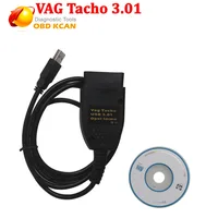 Vag3.01 USB Vag Tacho 3,01 + для O pel подушка безопасности IMMO VAG OBD2 диагностический инструмент EEPROM IMMO PIN коррекция пробега с бесплатной доставкой - изображение