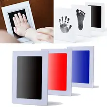 

Newborn Handprint Footprint Baby Care Non-Toxic Footprint Imprint Kit Casting Parent-child Hand Inkpad Fingerprint Watermark