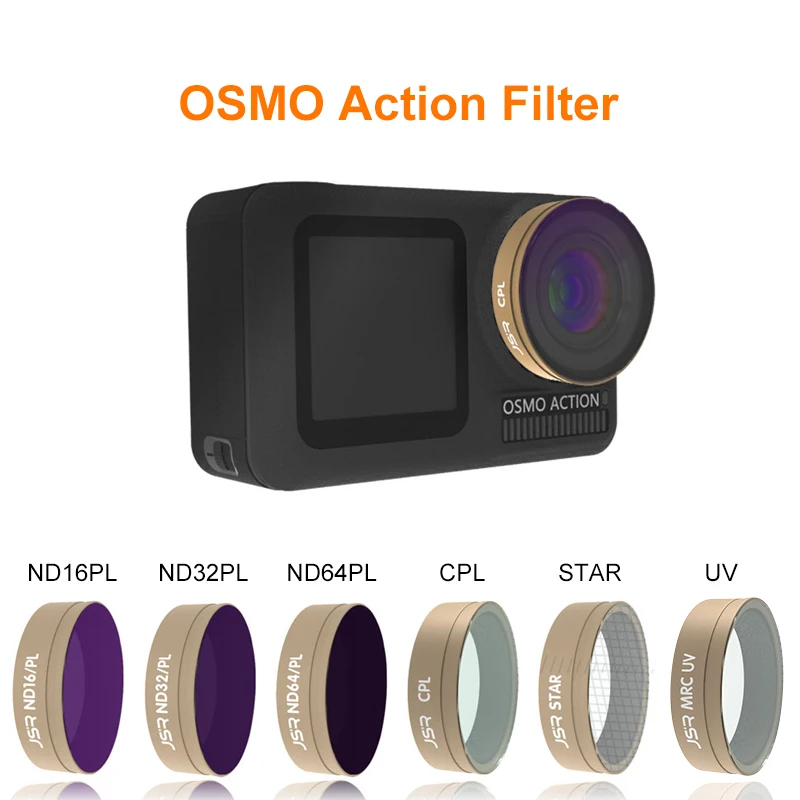 Osmo Action Filter ND 4 8 16 32/CPL/UV/Star Optical Glass Lens Filters