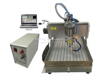 3axis cnc router woodworking 6040Z VFD800W with ball screw USB port and water cooling spindle