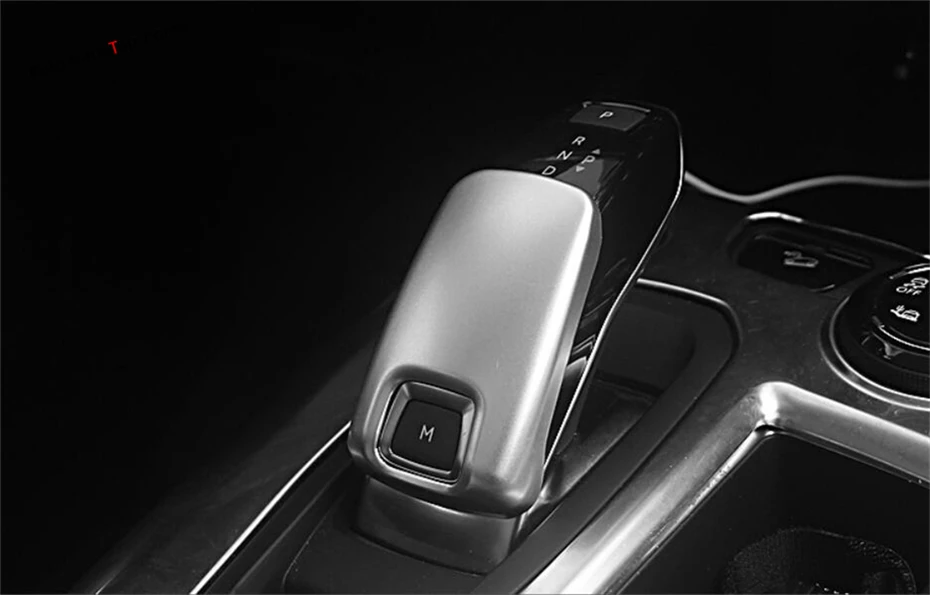 

2 Color For Peugeot 3008 3008GT 2017 ABS Car Gear Shift Knob Sticker Molding Kit Cover Cap Trim 1 Pcs