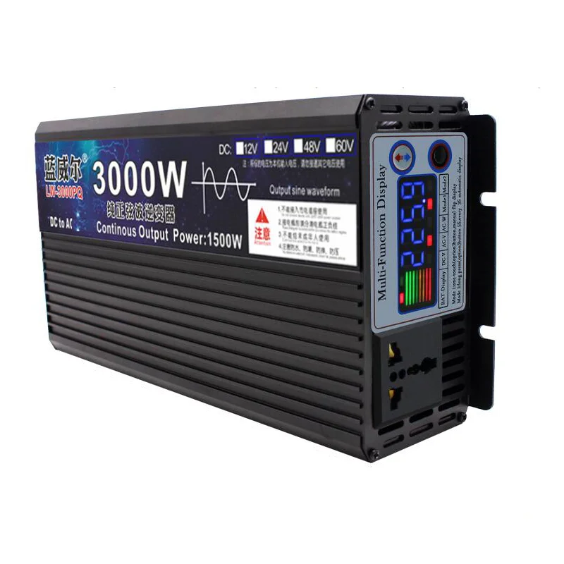 

12V24V48V60V to 110V pure sine wave inverter 3000W4000W5000W
