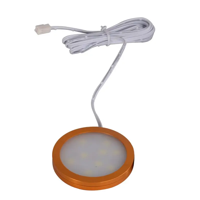 Koop Hoge Kwaliteit 12 v Ge iuml;ntegreerde Power 18 WLED Kast Licht Ultra dunne Ronde Showcase Opknoping Kledingkast Boekenkast Energiebesparing lamp