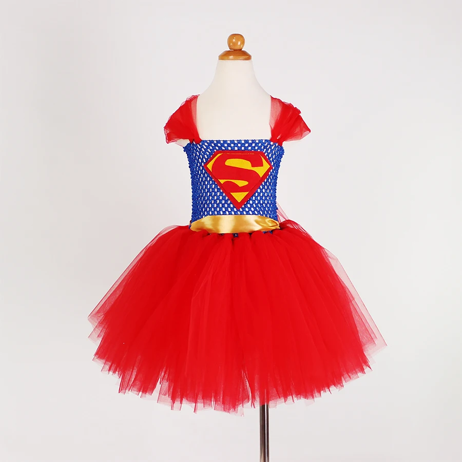 Superhero Superman Handmade Fancy Tutu 