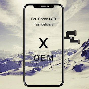 شراء5 قطعة OEM استبدال LCD آيفون X شاشة ثلاثية الأبعاد شاشة تعمل باللمس محول الأرقام الجمعية عرض آيفون X شاشة LCD لا الميت بكسل