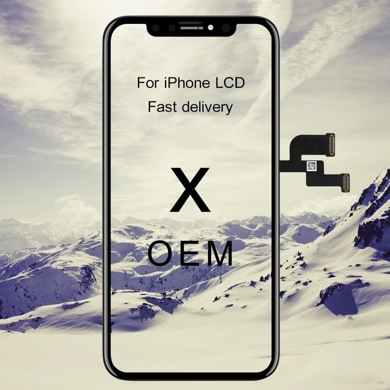 

5pcs Phone Replacement LCD For iPhone X Screen 3D Touch Screen Digitizer Assembly Display For iphone X LCD Screen No Dead Pixel