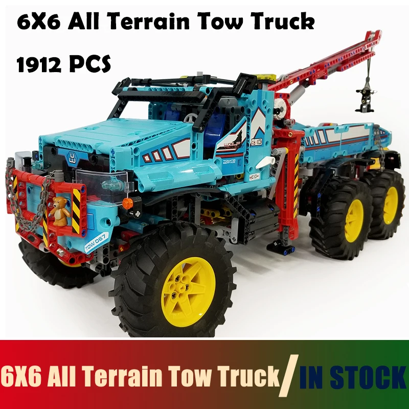 

Compatible Legoingly Technic Model Building Blocks toys 20056 1912Pcs 6X6 All Terrain Tow Truck Series 42070 DIY toys & hobbies