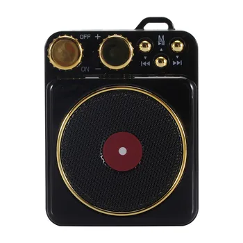 

Smart Portable Wireless Speaker Vintage Phonograph Sound Outdoor Wireless Bluetooth 4.2 Speakers For Phone Computers c0524