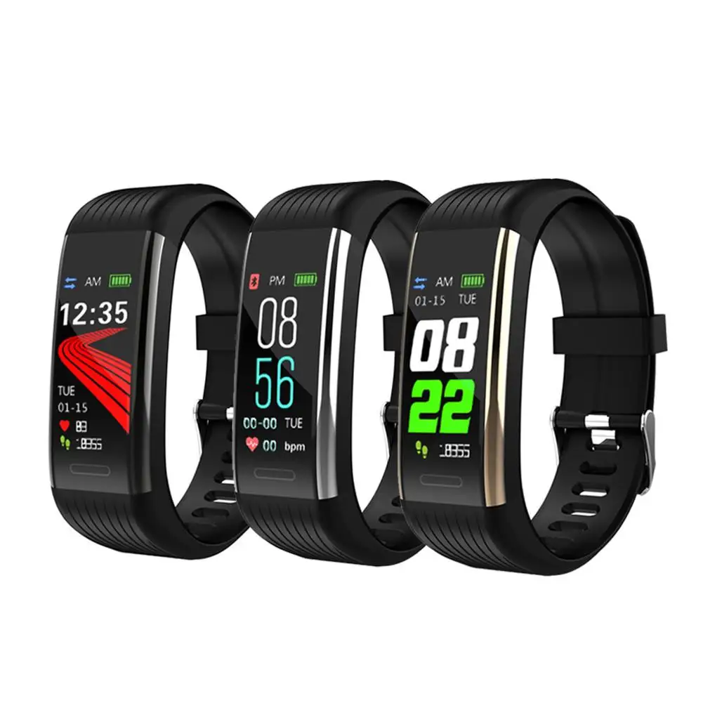 

R1 Smart Sports Bracelet Waterproof Fitness Tracker Heart Rate Blood Pressure Monitor IP67 Waterproof Smart Reminder Smartband