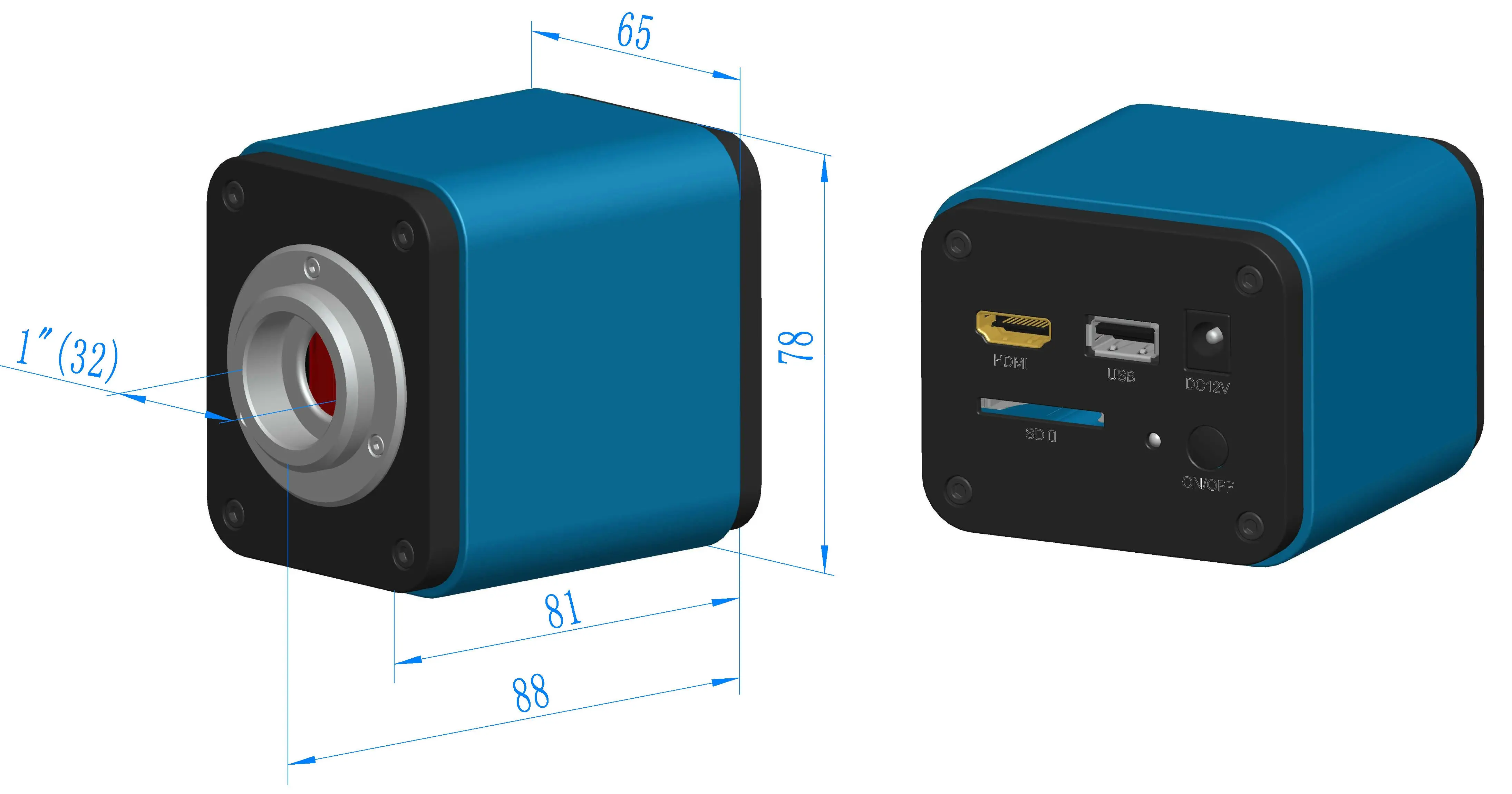 2MP 1080P XCAM1080PHA HDMI+ USB микроскоп окуляр цветной Full HD камера XP1080A с sony IMX236 CMOS сенсор Imageview 30fps