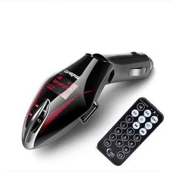 

SCCJGL Wireless FM transmitter car MP3 player 3 color LCD display, car audio MP3 player FM modulator and remote