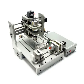 

4 Axis 300W Spindle Mach3 Control CNC Router Engraver CNC mini PCB Milling Machine USB